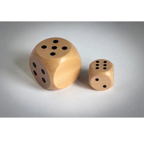 Schima houten dobbelsteen 3cm Dadin hout