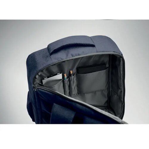 Smalle 15 inch laptop rugzak Laugar marineblauw