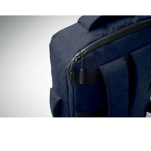 Smalle 15 inch laptop rugzak Laugar marineblauw