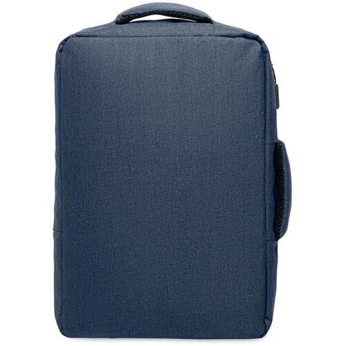 Smalle 15 inch laptop rugzak Laugar marineblauw