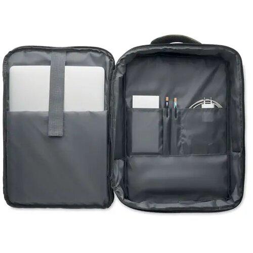 Smalle 15 inch laptop rugzak Laugar legergroen
