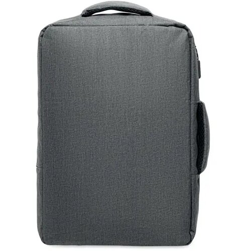 Smalle 15 inch laptop rugzak Laugar steengrijs