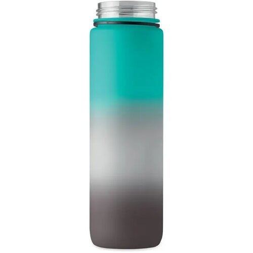 Sportwaterfles rpet 1l Activate zwart/blauw