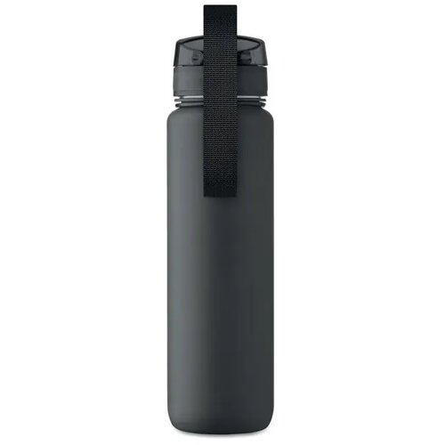 Sportwaterfles rpet 1l Isforden mark zwart