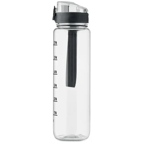 Sportwaterfles rpet 1l Isforden mark transparant