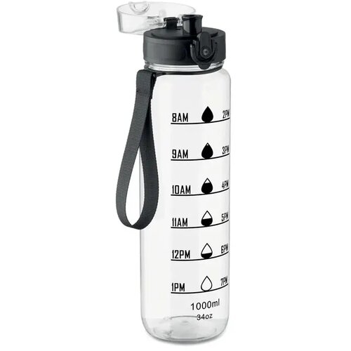 Sportwaterfles rpet 1l Isforden mark transparant