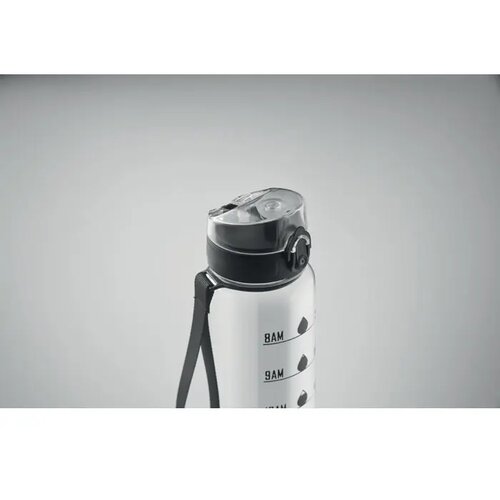 Sportwaterfles rpet 1l Isforden mark transparant
