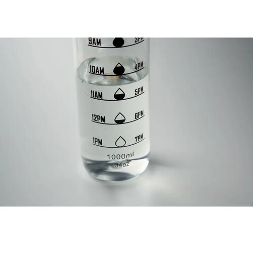 Sportwaterfles rpet 1l Isforden mark transparant