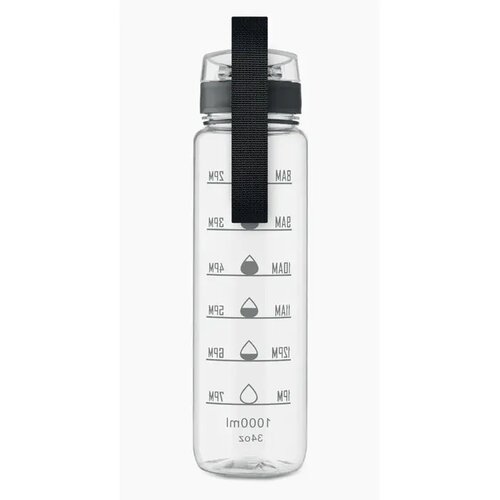 Sportwaterfles rpet 1l Isforden mark transparant