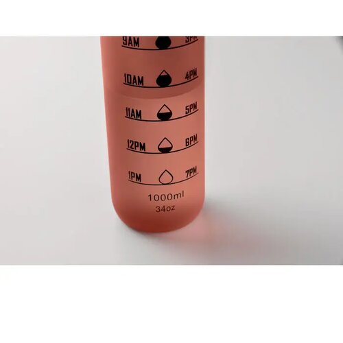 Sportwaterfles rpet 1l Isforden mark bordeaux