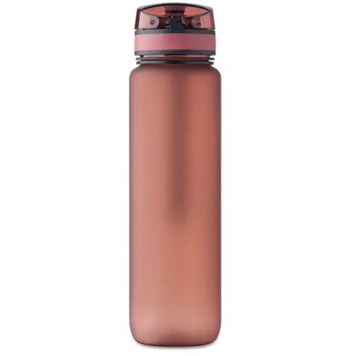 Sportwaterfles rpet 1l Isforden mark bordeaux