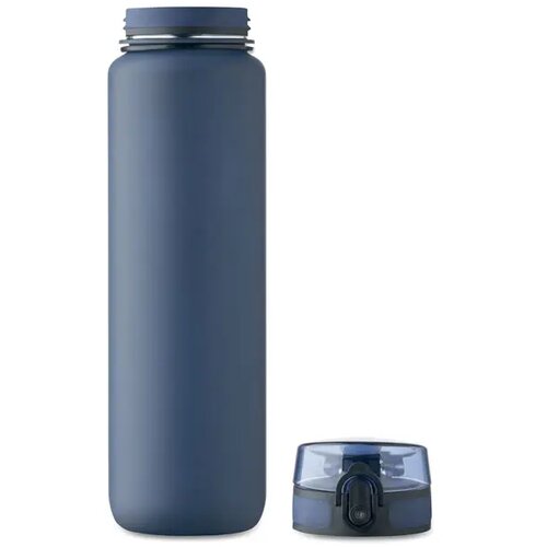 Sportwaterfles rpet 1l Isforden mark marineblauw