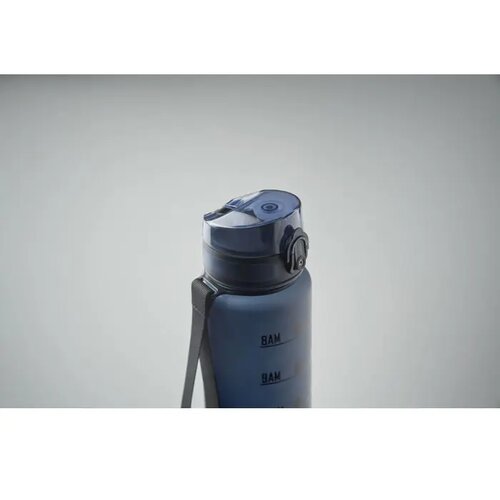 Sportwaterfles rpet 1l Isforden mark marineblauw
