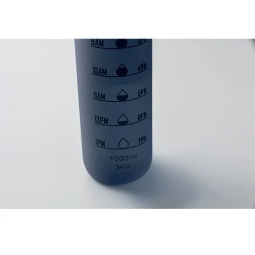Sportwaterfles rpet 1l Isforden mark marineblauw