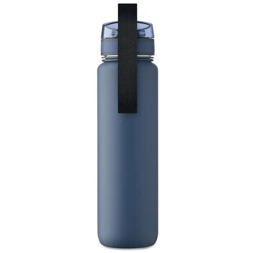 Sportwaterfles rpet 1l Isforden mark marineblauw