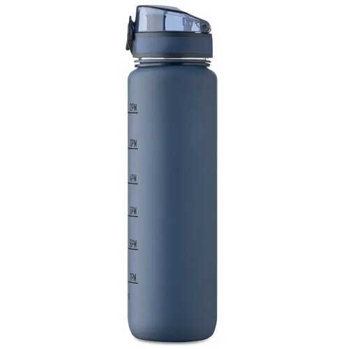 Sportwaterfles rpet 1l Isforden mark marineblauw