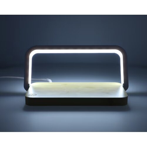 15W Draadloze Oplader met Dimbare LED Lamp Naturel