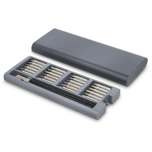 24-in-1 Precisie Schroevendraaierset met organizer grijs