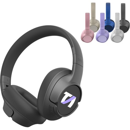 3HP3200 I Fresh 'n Rebel Clam Core Draadloze over-ear koptelefoon met ENC Donkergrijs