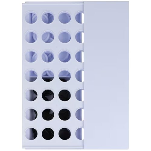 4 op een rij spel van gerecyclede materialen wit