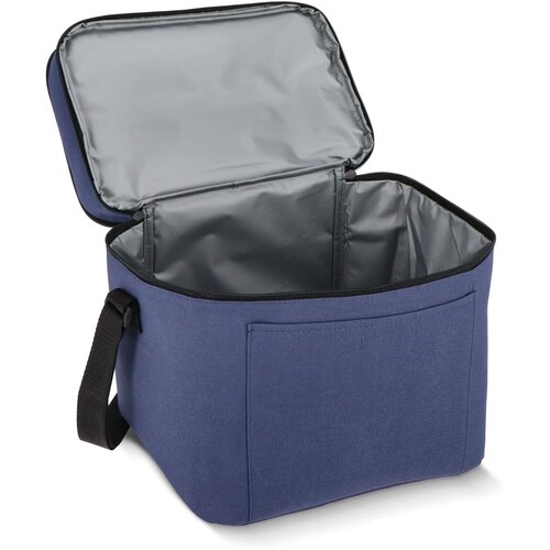 600D gerecycled PET koeltas met twee vakken Blauw