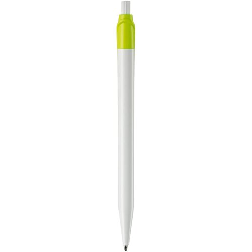 Balpen Cosmo hardcolour wit / lichtgroen