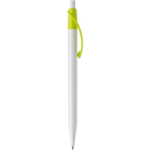 Balpen Cosmo hardcolour wit / lichtgroen