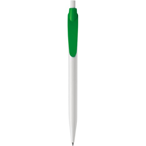 Balpen Cosmo hardcolour wit / groen