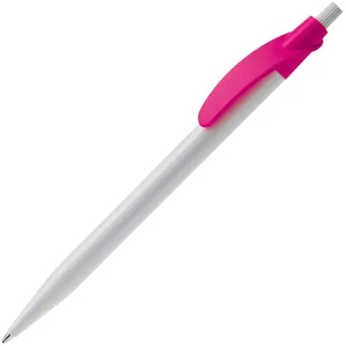 Balpen Cosmo hardcolour wit / roze