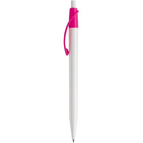 Balpen Cosmo hardcolour wit / roze