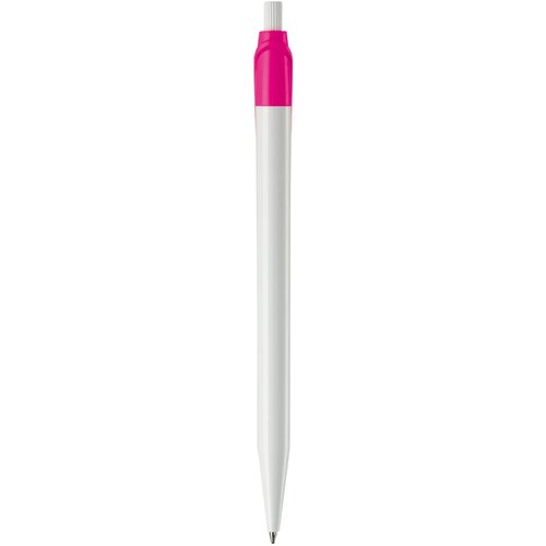 Balpen Cosmo hardcolour wit / roze