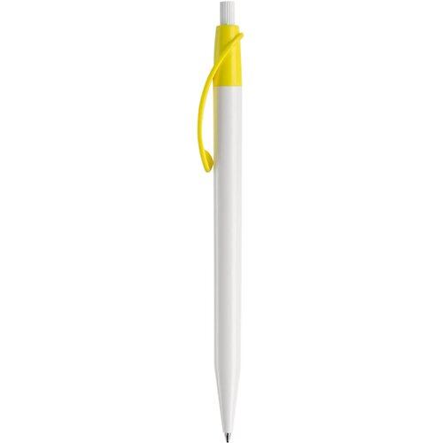 Balpen Cosmo hardcolour wit / geel