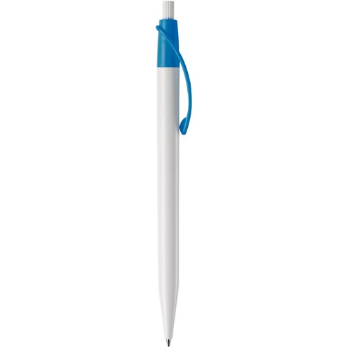 Balpen Cosmo hardcolour wit / lichtblauw