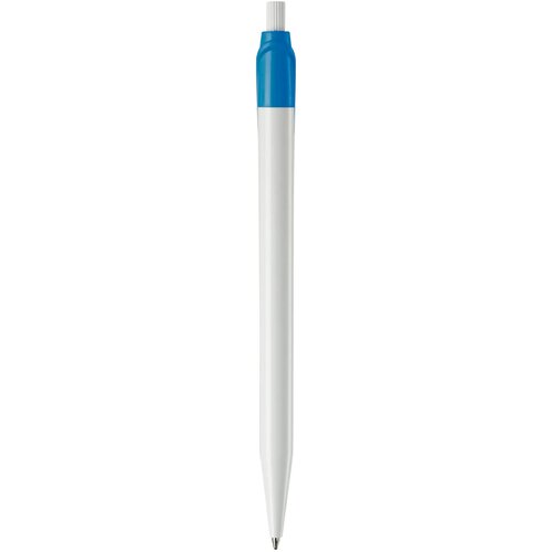 Balpen Cosmo hardcolour wit / lichtblauw