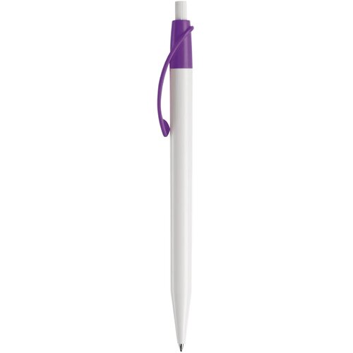 Balpen Cosmo hardcolour wit / paars