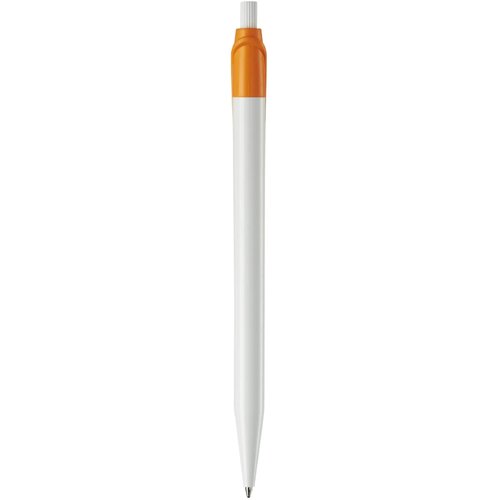 Balpen Cosmo hardcolour wit / oranje
