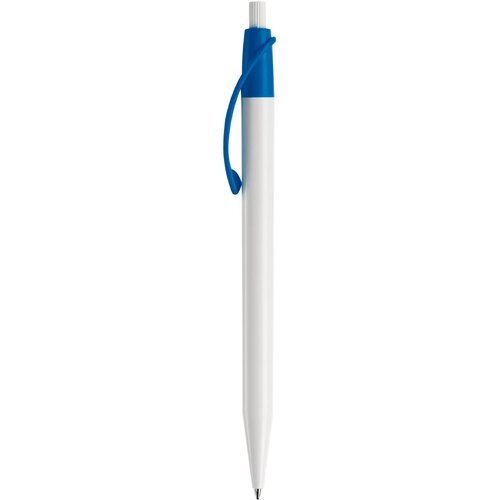 Balpen Cosmo hardcolour wit / koningsblauw