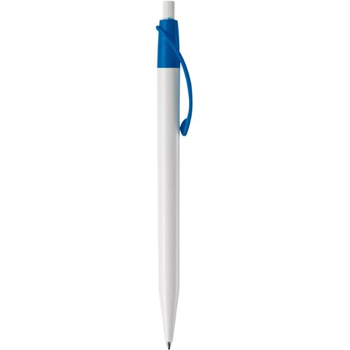 Balpen Cosmo hardcolour wit / koningsblauw