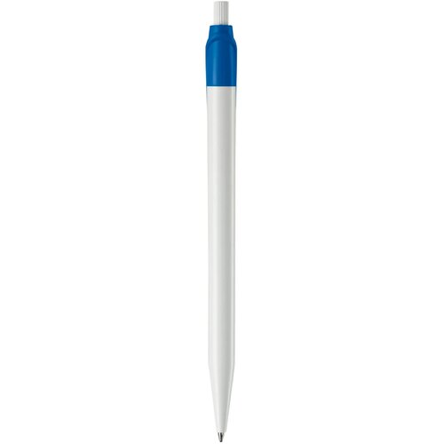 Balpen Cosmo hardcolour wit / koningsblauw