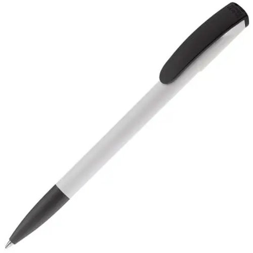 Balpen Deniro hardcolour wit / zwart