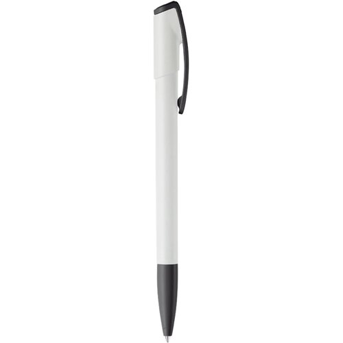 Balpen Deniro hardcolour wit / zwart