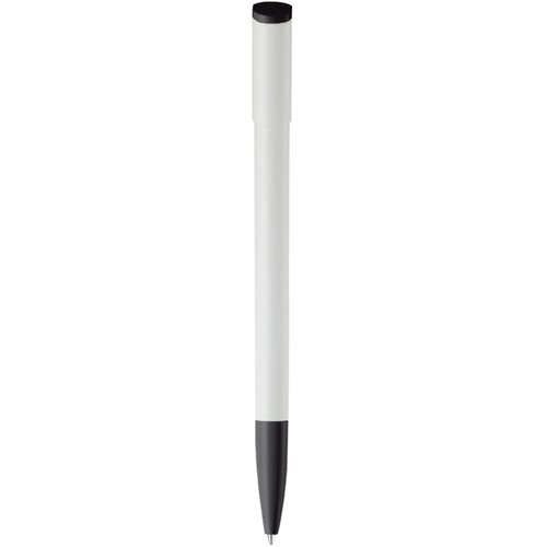 Balpen Deniro hardcolour wit / zwart