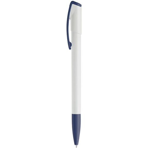Balpen Deniro hardcolour wit / donkerblauw