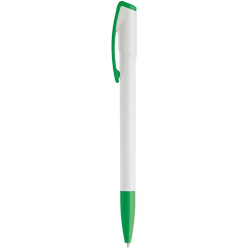 Balpen Deniro hardcolour wit / groen