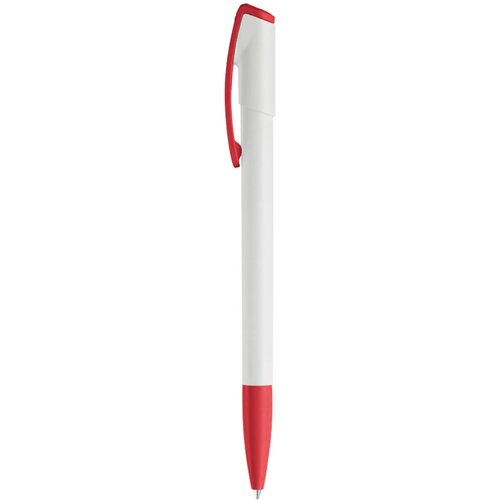 Balpen Deniro hardcolour wit / rood