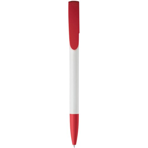 Balpen Deniro hardcolour wit / rood