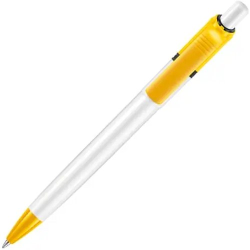 Balpen Ducal Colour hardcolour wit / geel