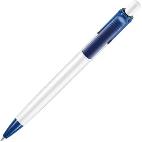 Balpen Ducal Colour hardcolour wit / donkerblauw