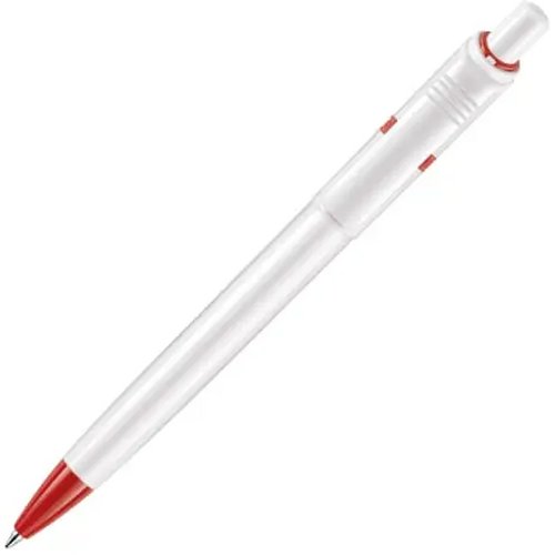Balpen Ducal hardcolour wit / rood