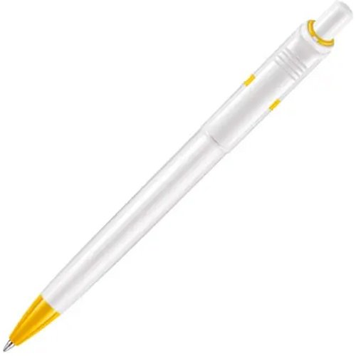 Balpen Ducal hardcolour wit / geel